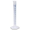 10ml Plastic Graduated Cylinder, Printed Graduations, Single Metric Scale, Polypropylene,