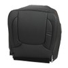 Zieichy Black Leather Driver & Passenger Side Bottom Replacement Seat