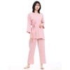 SISOFTLY Women's Yukata, Solid, Jinbei, Women's, Washable, Summer Kimono, Solid,