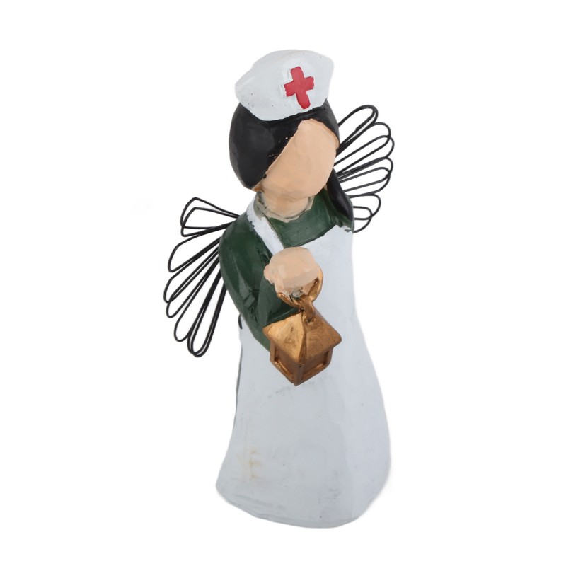 Nurse Angel Statue Resin Decoration Handmade Exquisite Nurse Angel Figurine
