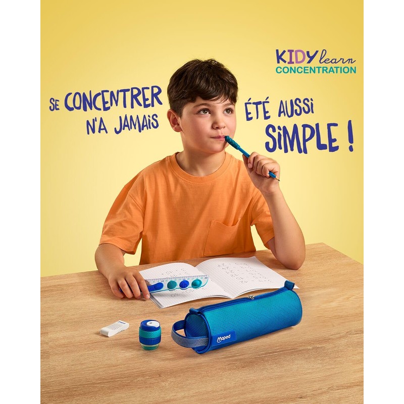 Maped Kidy Learn Concentration - 20 Ergonomic Graphite Pencils with