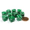 Koplow Games Set of 10 Six Sided D6 12mm Square
