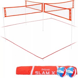 GoSports Slam X 4 Way Volleyball Game Set