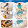 2 in 1 Dough Scraper and Bench Cutter for Kitchen