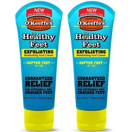 Crema exfoliante para pies O'Keeffe Healthy Feet, 3 onzas Tubo – 2 unidades