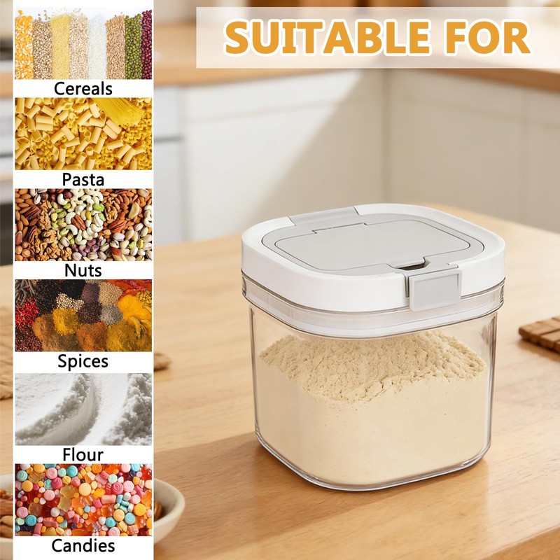 FMOACEN 27 oz Protein Powder Container with Measuring Spoon Airtight