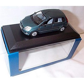 Minichamps ford dealer Ford Fiesta MK5 5 Door Metallic Green car 1.43 scale diecast model