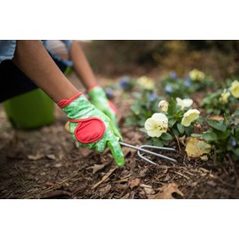 DIGZ 7654-23 Touch Screen Compatible fingertips, Large Signature High Performance Women's Gardening Gloves and Work Glov