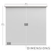 【Wider Style】 KHOMO Gear White Screen 84 x 84 inch