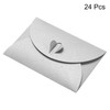 PATIKIL Mini Envelopes, 24 Pack Heart Clasp Tiny Items Storage