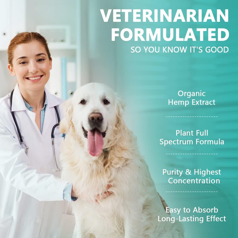 HMone Dog Relaxants Dog Herbal Supplements Oil for Dogs and