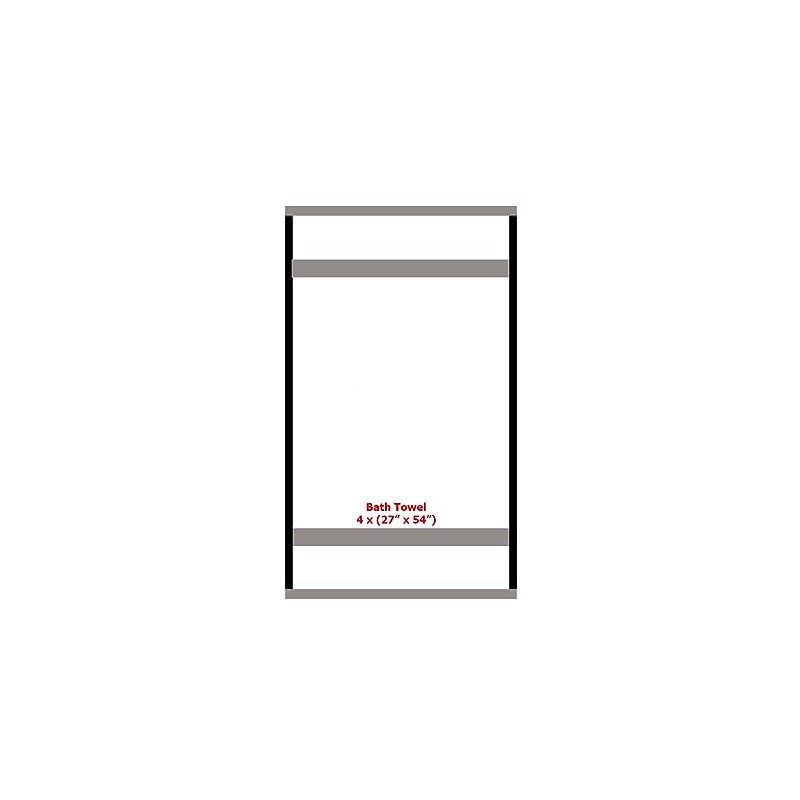 BY LORA Terry Cotton Bath Towel Set - Chemical-Free, Soft