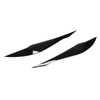 1 Pair Headlight Eyebrow ABS Vehicle Eyelid Replacement for 3