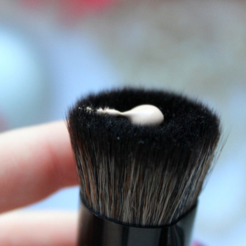 Vela.Yue Brocha Base Liquida Crema fondo de Maquillaje Plana