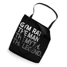 Gym Rat Man The Myth Legend Gift Tote Bag