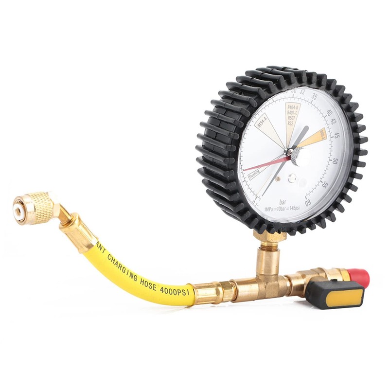 Pressure Gauge, Nitrogen Pressure Test, Pressure Test Gauge, Air Conditioning,
