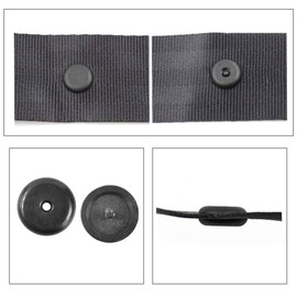 Kit de Tope de Botón de Cinturón de Seguridad de Ajuste Universal de 10 Piezas, Tope de Botón de Cinturón de Seguridad a Presión, Botón de Hebilla de Cinturón de Seguridad para (b)