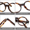 Zeelool Readers Retro Acetate Round Reading Glasses for Women Men