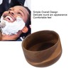 Wooden Men Shaving Bowl Burr Free Compact Shaving Cream Cup
