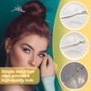 MIRKUZI Hair Clips, Pack of 2 Hair Sticks, Metal Hair