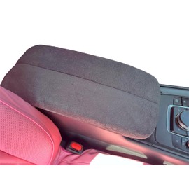 Car Console Covers Plus Made in USA Designed for The Center Console of The Mazda CX50 CX70 CX90 with Split Console Pair of Fleece Auto Armrest Covers Dark Gray