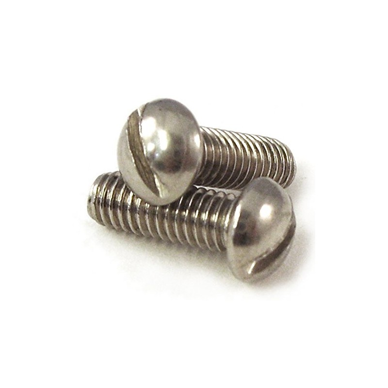 Slotted Machine Screws, 2BA x 3/4 inch, A2 Stainless Steel,