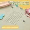 30 aghi da cucito con ago a perla, aghi da