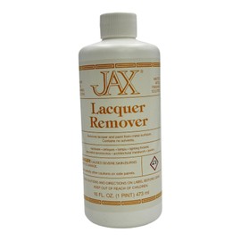 JAX Lacquer Remover - Metal Finishing Solution - Removes Lacquer and Paint from Metal Surfaces - Pint