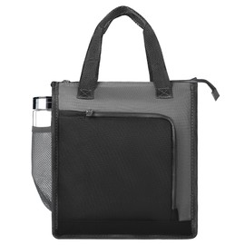 Cirteklynx Lunch Box for Women Men, Insulated Lunch Bag, Small Lunchbox Reusable Lunch Bags Tote for Office, Work, Beach or Travel (BLACK)