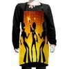 Ambesonne 70s Party Apron, Dancing People in Disco Night Club