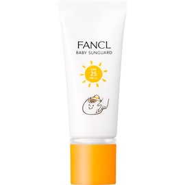FANCL Baby Sunguard (SPF25, PA++), Sunscreen, Additive-free, Face, Non-chemical, Hypoallergenic, UV Absorbent, No UV