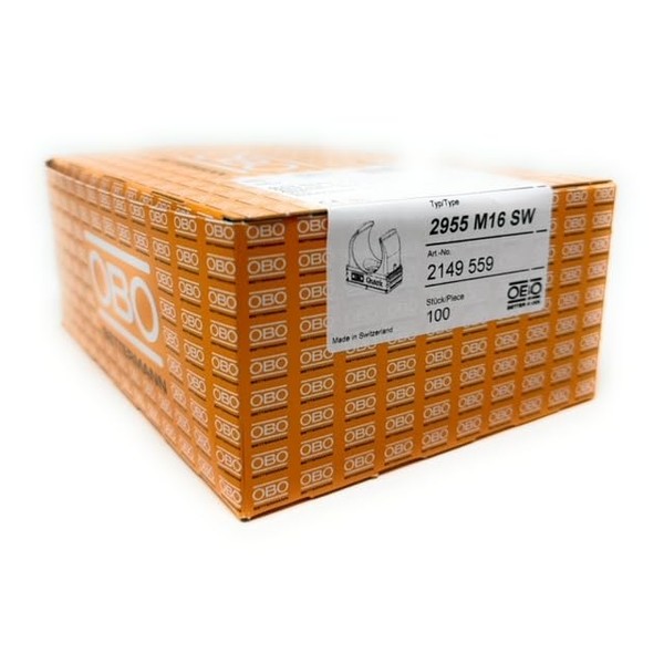 100 x OBO Bettermann M16 Quick Clamps | Clamp |