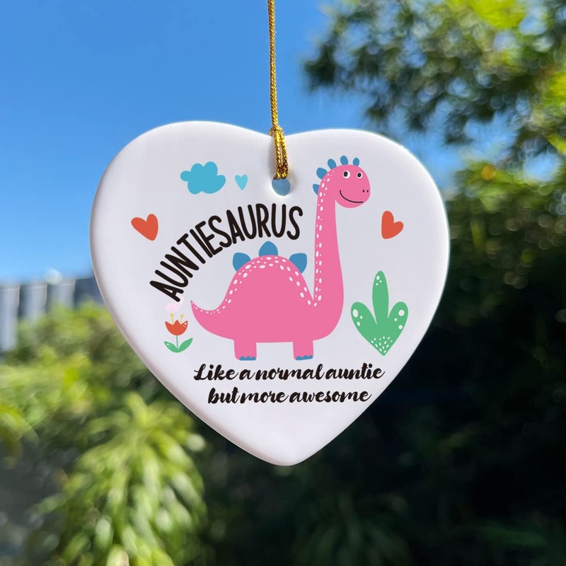 Auntie Gifts for Women, Auntiesaurus Like a Normal Auntie But