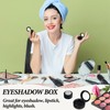WishLotus 4Pcs Eyeshadow Sub Container, Refillable Empty Makeup Eyeshadow Box