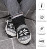 Pachamama Men 100% Wool Lined Sofa Socks Handknitted Fair Isle