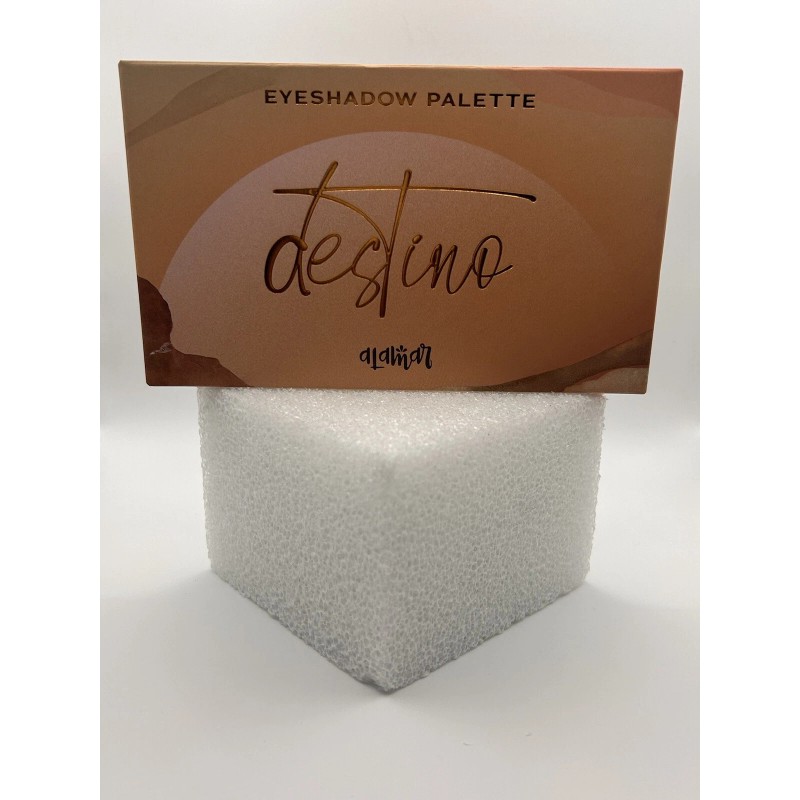 Eyeshadow Destino Eyeshadow Palette ~10 Unique Shades~Alamar Cosmetics~FREE Brush Trio