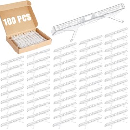 Qualirey 100 Pcs Plastic Hive Beetle Traps Small Beehive Beekeeping Tools Set Bulk Beetle Blaster Kit for Hive Beekeeping Supplies Control Beetles (Clear)