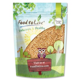 Food to Live Golden Flax Seeds, 1.5 Pounds – Premium Whole Flaxseeds for Nutritious Recipes, Baking, and Snacking - Rich in Omega-3, Fiber, Protein. Raw, Vegan, Kosher, Bulk. Semillas de Linaza