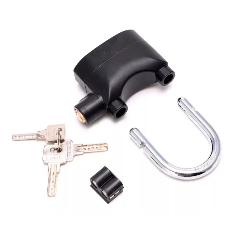Alarm Lock Candado Alarma Seguridad Moto Bicicleta 110db Antirobo Canda