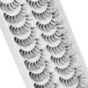 3D False Eyelashes, Natural Eyelashes, Pure Handmade Natural Look, Fluffy