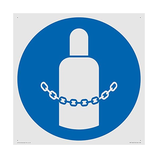 Mandatory: Secure gas cylinders Sign - 300x300mm - S30