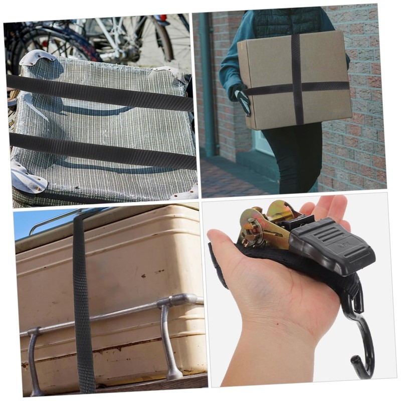 Alipis Retractable Ratchet Straps Weather Resistant Cargo Tie Down Straps