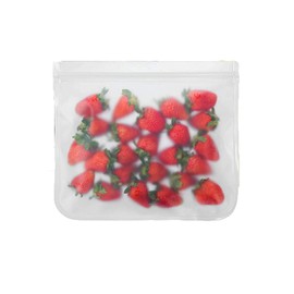 Reusable Gallon Freezer Bags with Zip - PEVA Food Storage Bags Resealable Ziplock Bags Leakproof for Marinating Meats, Fruits, Veggies, Sandwich, Snack, Cereals, Soup & Sauce 1PCS-L