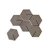 Areaware Optic Table Tile - Black