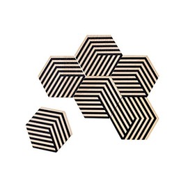 Areaware Optic Table Tile - Black