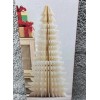 Holiday Time 35 inch Tall Paper Honeycomb Christmas Tree Decoration