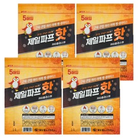 제일파프 파스 핫, 5개입, 4개 Jeil Paf Hot Patch, 5 pieces, 4 packs