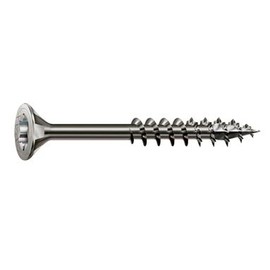 30 mm Wood Screws, Flat Countersunk Head T-Star Plius Muti Head, Welenprofil 4cut A2 Rustproof Stainless Steel Screw, Self-Tapping Spax Screw for Outdoor Applications, 3 x 30 mm (Pack of 200)
