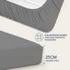 Dreamzie - Fitted Sheet 80 x 200 cm Pack of