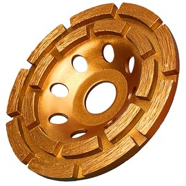 Diamond Concrete Grinding Wheel 4 inch, Angle Grinder Wheels Cup for Polishing and Cleaning Stone Concrete Surface, Granite, Cement, Marble, Rock, Thinset Removing